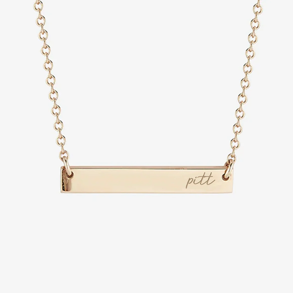 Pitt Horizontal Bar Necklace