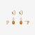 Princeton Logo Florentine Earring Bundle