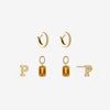 Princeton Logo Florentine Earring Bundle