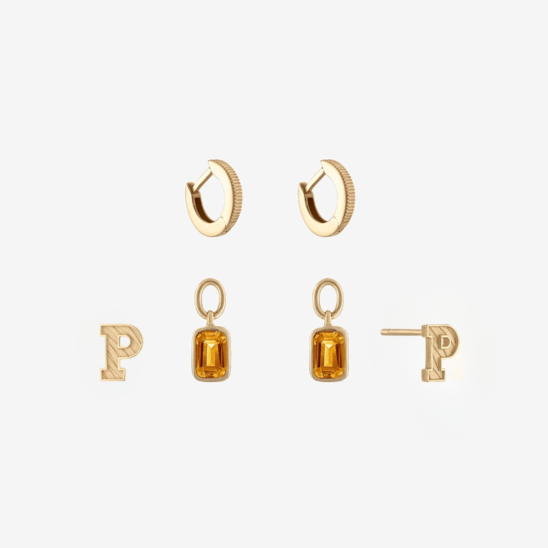 Princeton Logo Florentine Earring Bundle