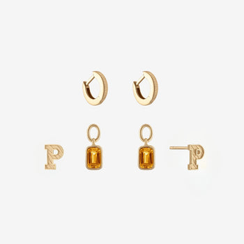Princeton Logo Florentine Earring Bundle