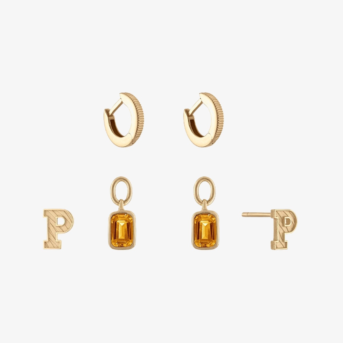 Princeton Logo Florentine Earring Bundle