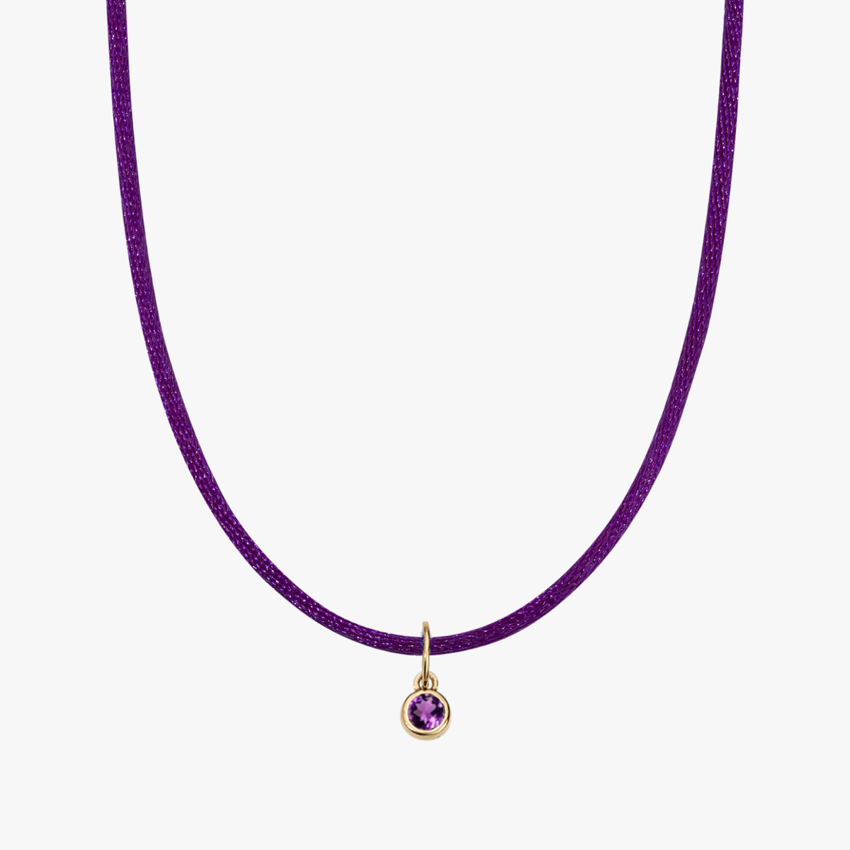 Purple Silk Cord Amethyst Bundle