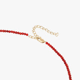 Burnt Orange Beaded Necklace