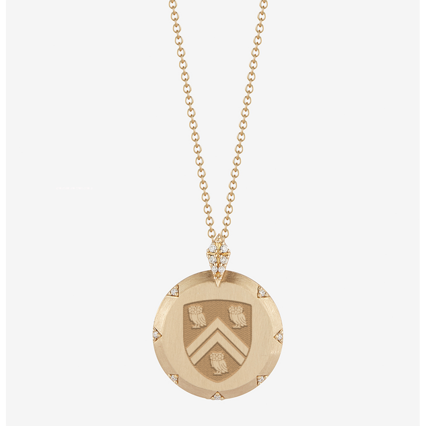 Rice 7-Point Diamond Pendant