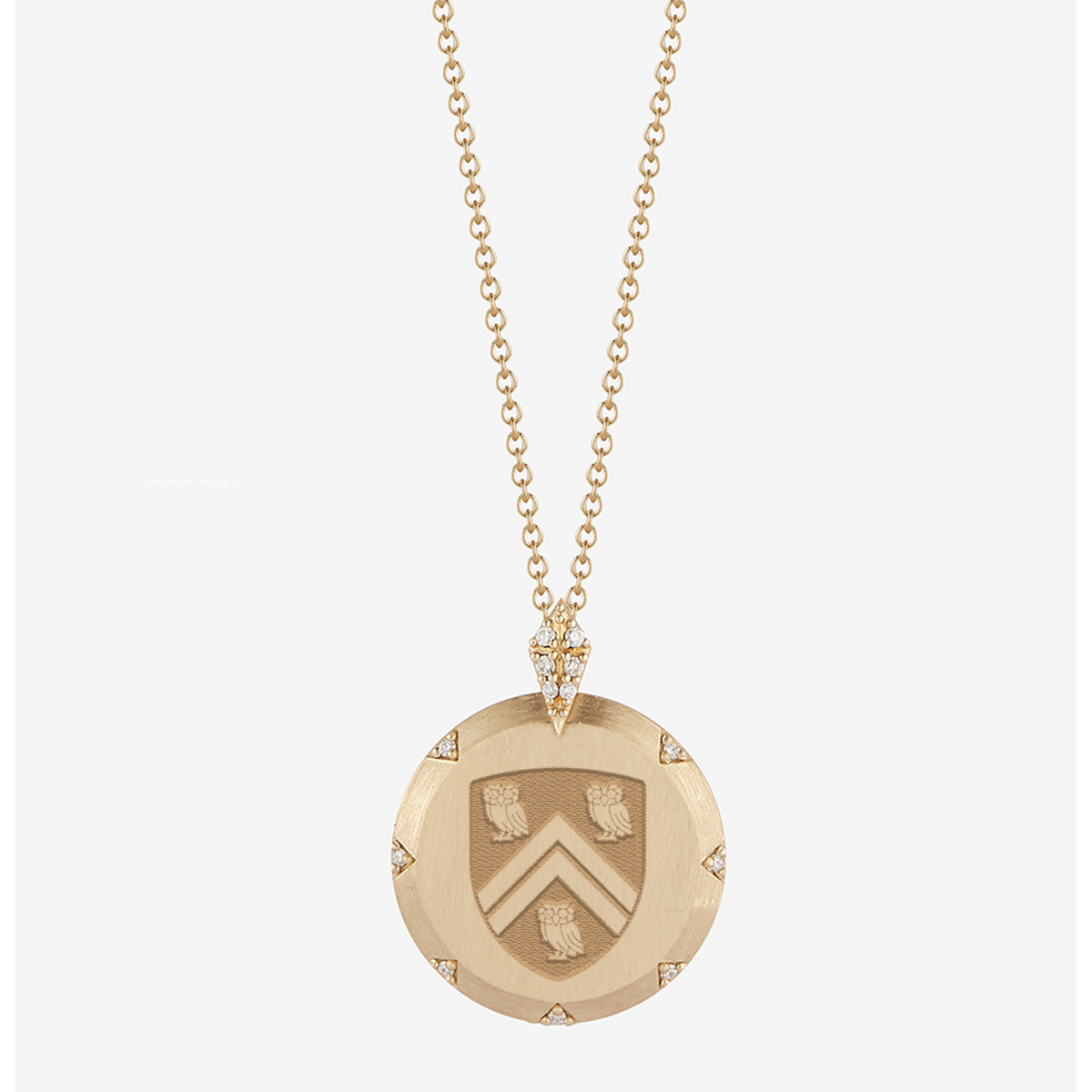 Rice 7-Point Diamond Pendant