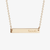Rice Horizontal Bar Necklace