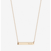 Rice Horizontal Bar Necklace