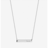 Rice Horizontal Bar Necklace
