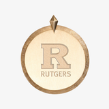 Rutgers Logo Florentine Pendant