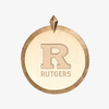 Rutgers Logo Florentine Pendant