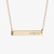 Rutgers Horizontal Bar Necklace