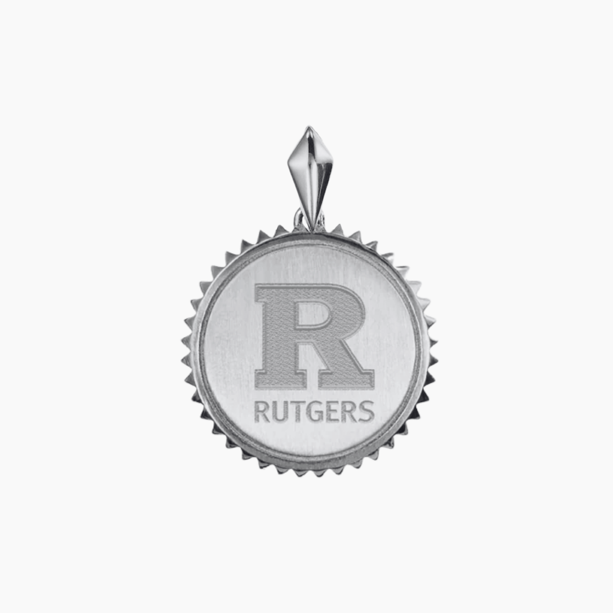 Rutgers Logo Sunburst Pendant