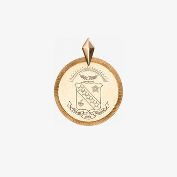 Sigma Kappa Florentine Crest Pendant Petite