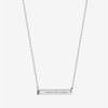 St Lawrence Fides et Veritas Horizontal Bar Necklace