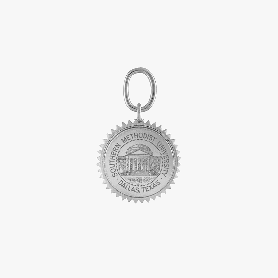 SMU Seal Sunburst Charm