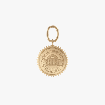 SMU Seal Sunburst Charm