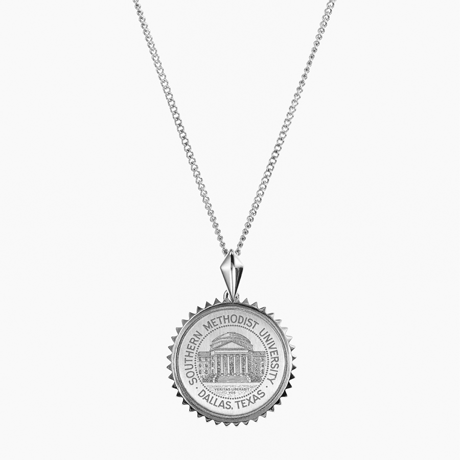 SMU Seal Sunburst Necklace