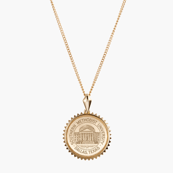 SMU Seal Sunburst Necklace