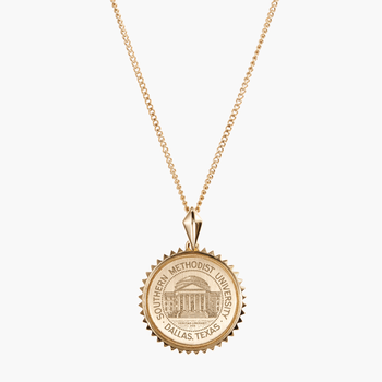 SMU Seal Sunburst Necklace