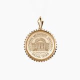 SMU Seal Sunburst Pendant