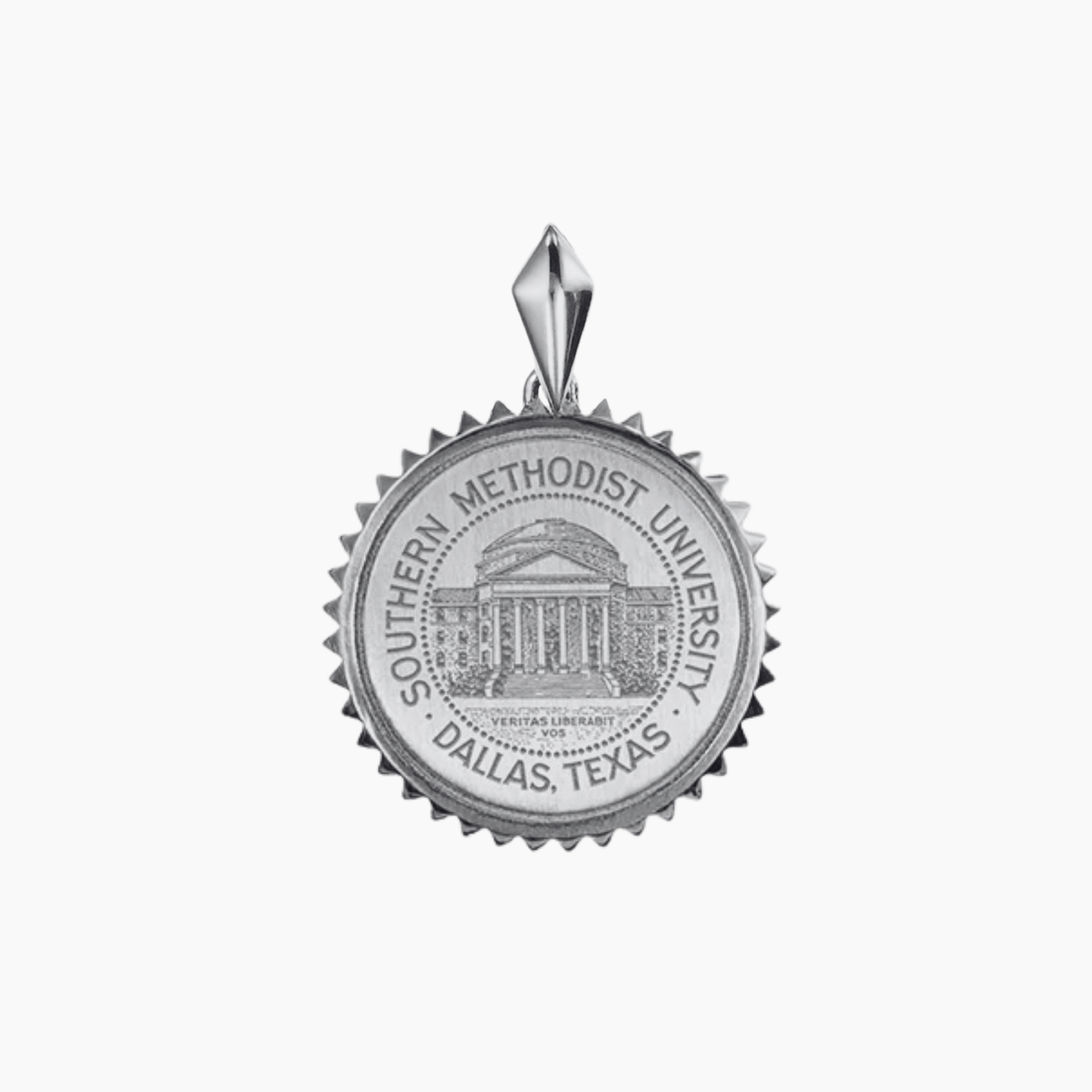 SMU Seal Sunburst Pendant