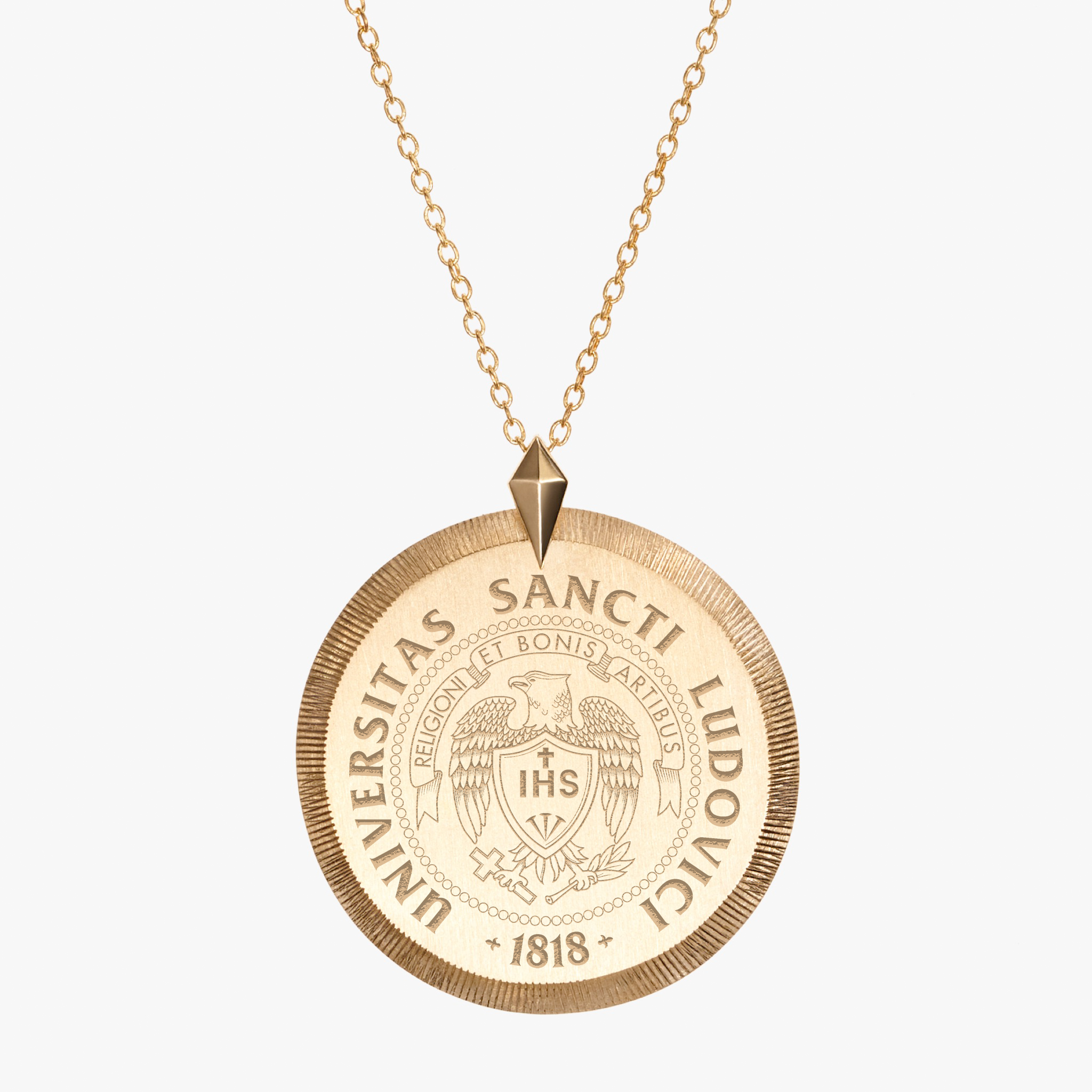 Saint Louis Florentine Pendant