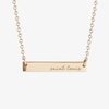 Saint Louis Horizontal Bar Necklace