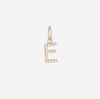 Diamond Letter E 14K Gold