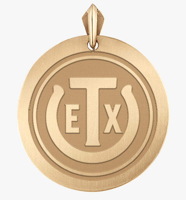 Texas Exes Florentine Back Engraving