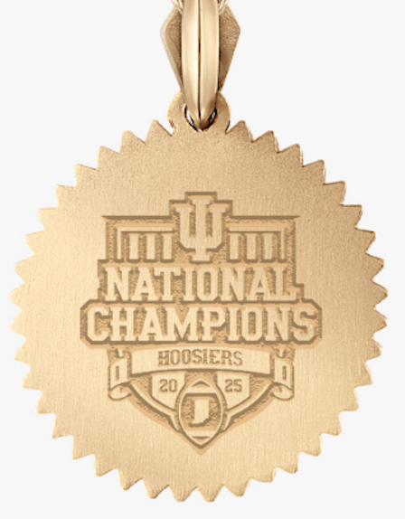 Indiana 2025 CFP Back Engraving