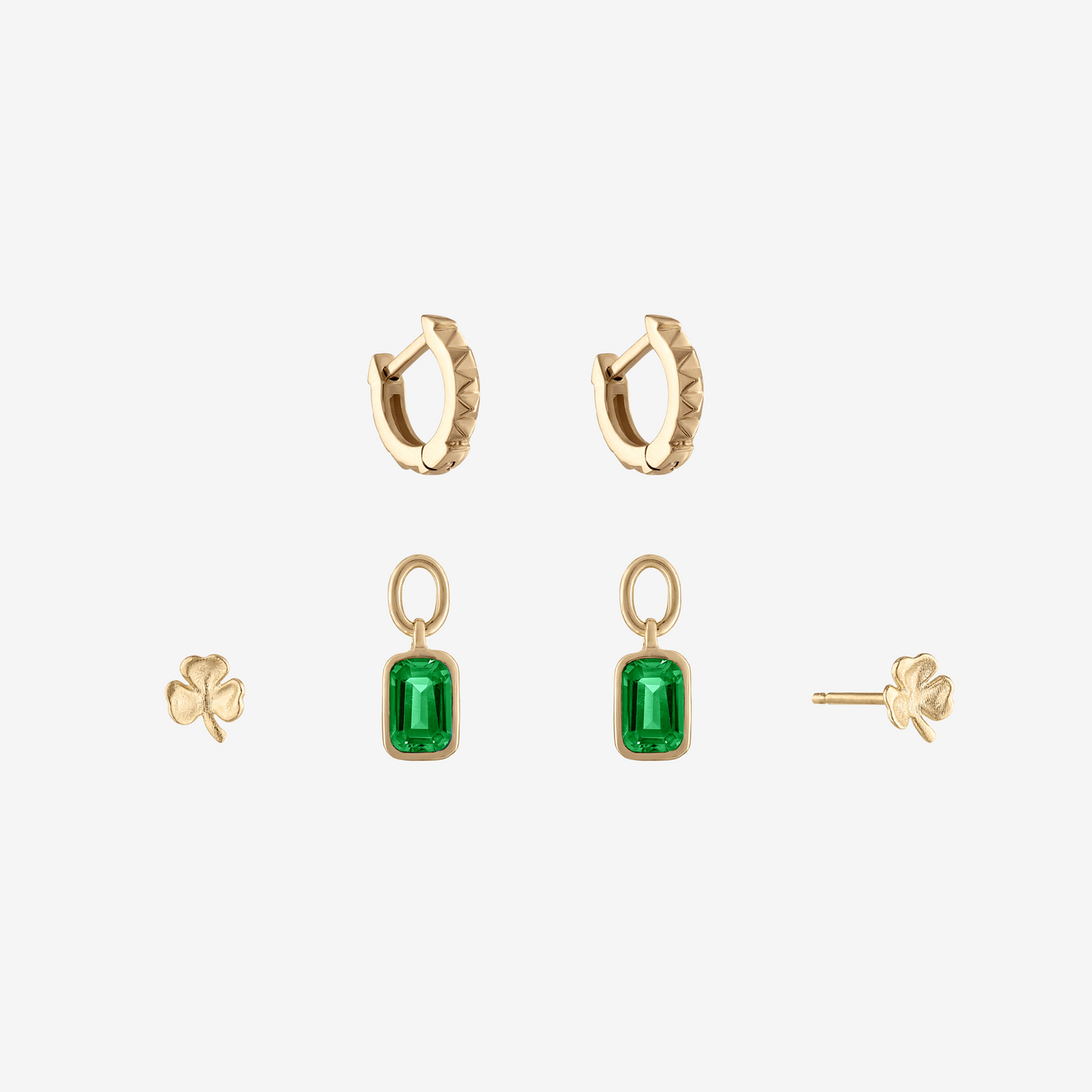 Shamrock Sunburst Earring Bundle