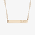 Sigma Delta Tau Horizontal Bar Necklace