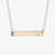 Sigma Kappa Horizontal Bar Necklace