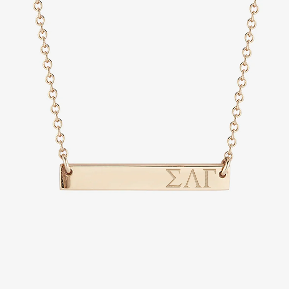 Sigma Lambda Gamma Horizontal Bar Necklace