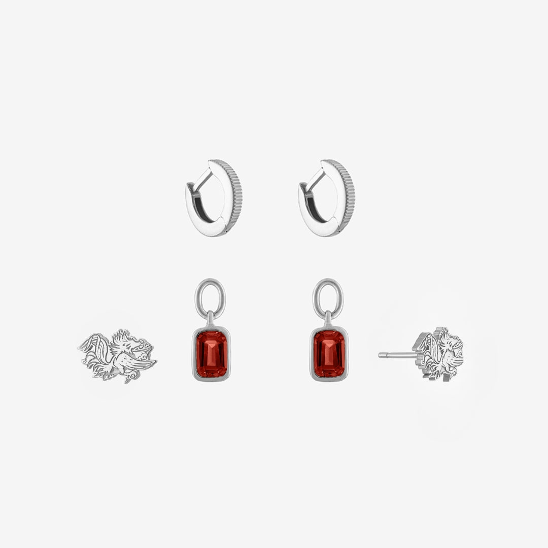 South Carolina Gamecock Florentine Earring Bundle