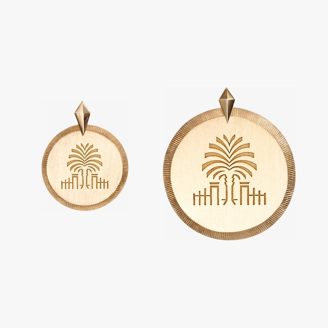 South Carolina Palm Florentine Pendant