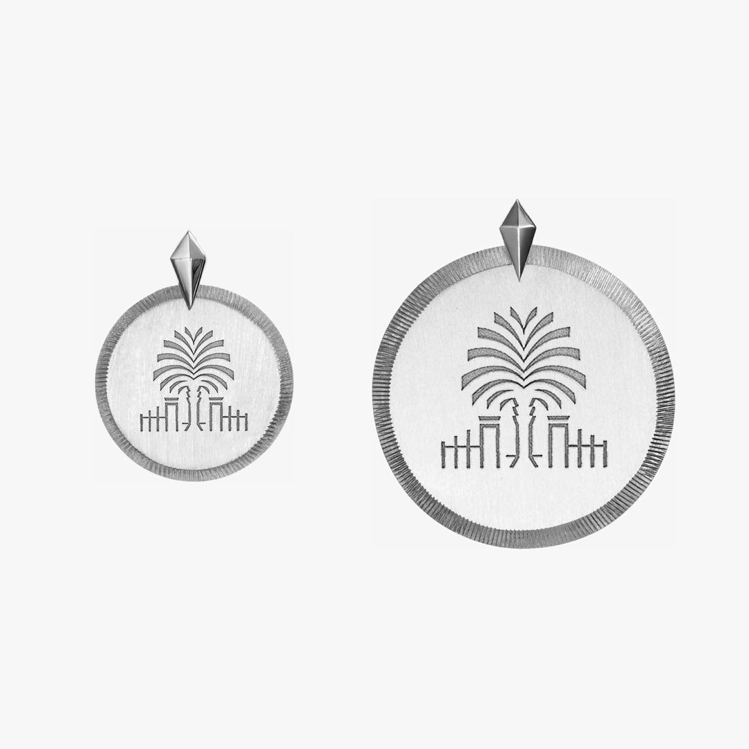 South Carolina Palm Florentine Pendant