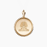 South Carolina Palm Sunburst Pendant