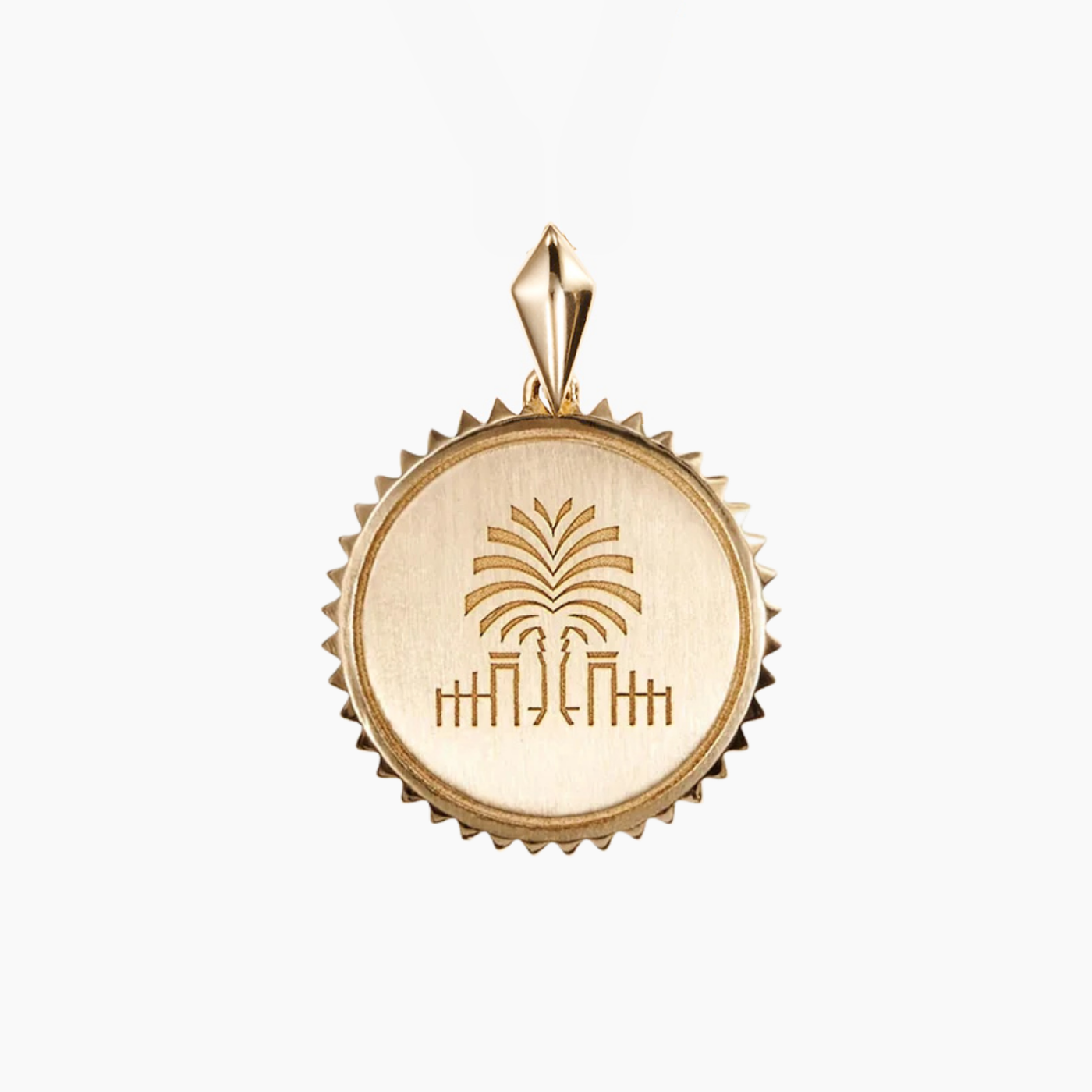 South Carolina Palm Sunburst Pendant