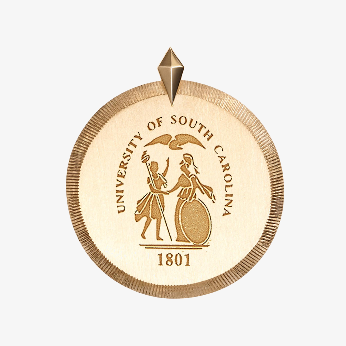 South Carolina Seal Florentine Pendant