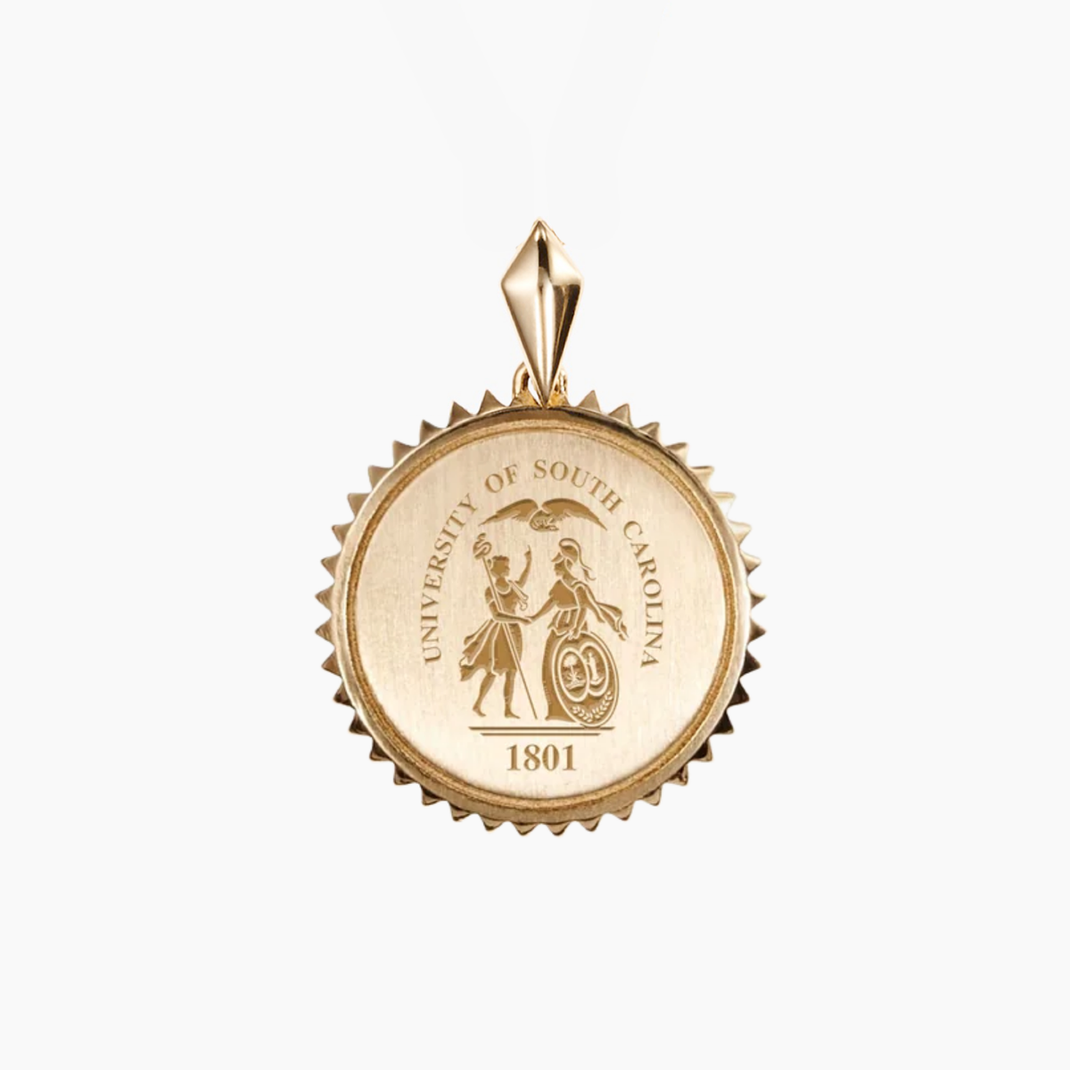 South Carolina Seal Sunburst Pendant