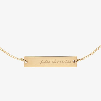 St. Lawrence Fides et Veritas Bracelet