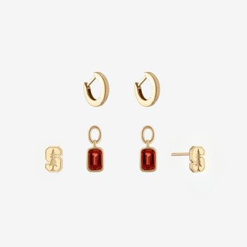 Stanford Logo Florentine Earring Bundle