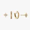 North Star Sunburst Earring Bundle