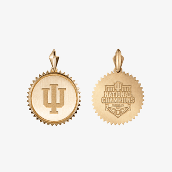 Indiana Logo Sunburst Pendant