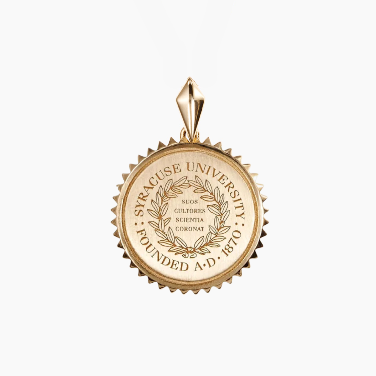 Syracuse Sunburst Crest Pendant
