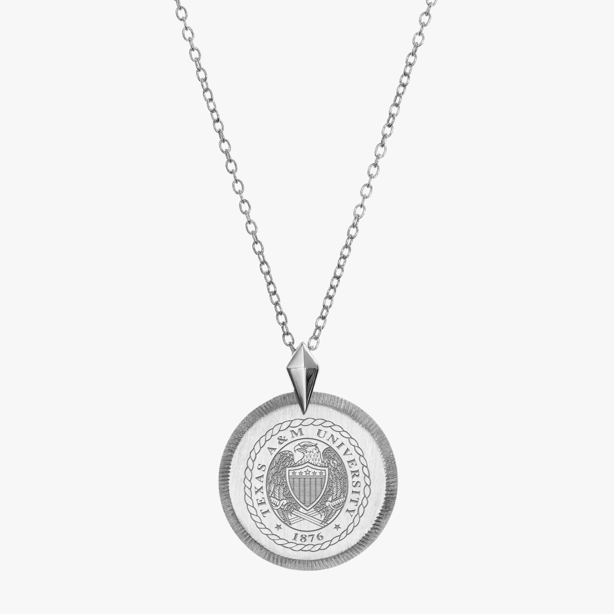 Texas A&M Crest Florentine Pendant