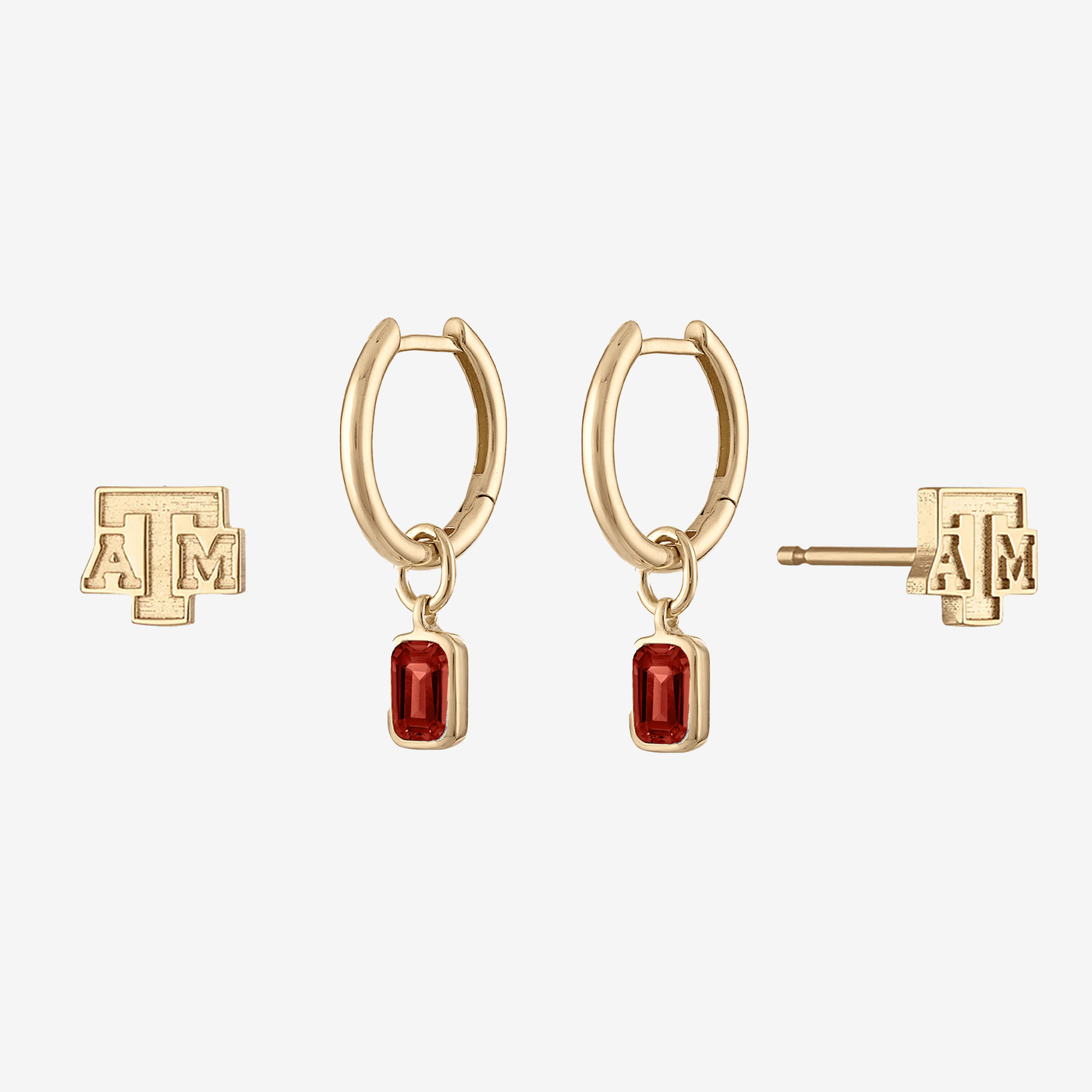 Texas A&M Logo Classic Earring Bundle