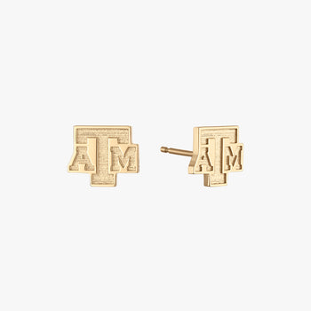 Texas A&M Logo Stud Earrings